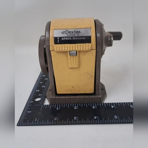 Apsco Pencil Sharpener Dexter Super 10 Vintage 80s 90s - Picture 8 of 10